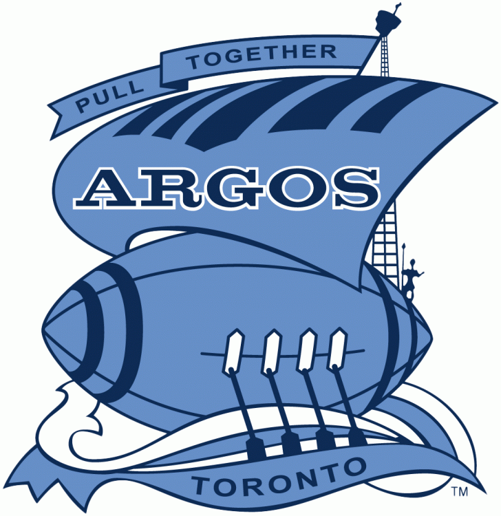 Toronto Argonauts 1956-1975 Primary Logo vinyl decal